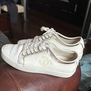 Chanel Women's White Sneakers